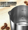 Heinrich’s 4-in-1 Milk Frother Electric, Stainless Steel Hot/Cold 8860