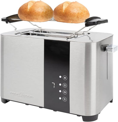 ProfiCook Toaster, 2 Slice Stainless Steel PC-TA 1250