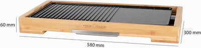 Profi Cook Table-top Metal teppanyaki hob PC-TYG 1143