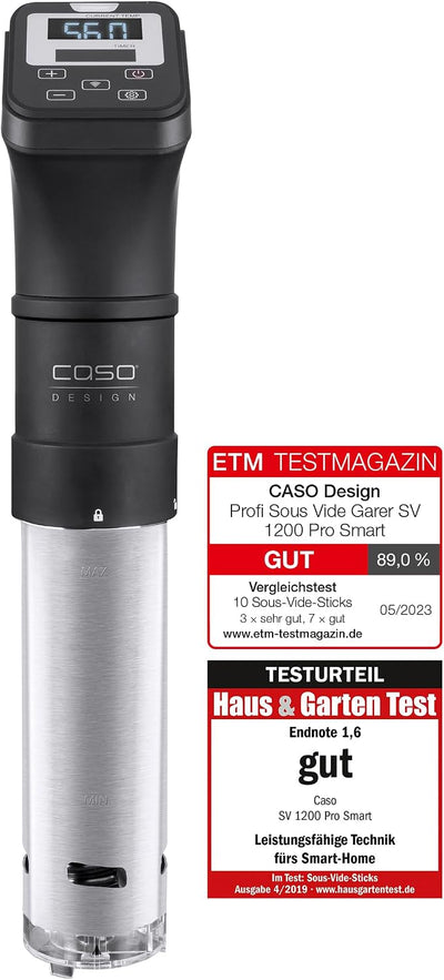 CASO SV 1200 Pro Smart Sous Vide Cooker 1327