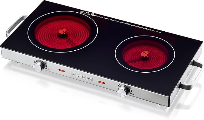 Heinrich's Double Ceramic Electric Hob – HDK 8696