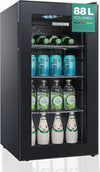 Heinrich's Mini Fridge with Glass Door 88L HKG 3288