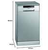 Bomann Dishwasher GSP 7409 silver