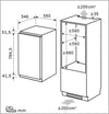 Exquisit Built-in Refrigerator EKS131-4-FE-090E 119 L