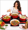 GN Cast Iron Cookware Set - 7 Piece