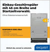 Exquisite built-in Dishwasher EGSP2109-E-030E Silver