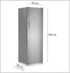 Heinrich's No-Frost Freezer 5 Drawers – HGS 3093 Inox