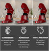 Heinrichs Kneading Machine 8L HKM 8080 Red - 1800 watts