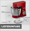 Heinrichs Kneading Machine 8L HKM 8080 Red - 1800 watts