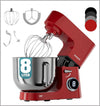 Heinrichs Kneading Machine 8L HKM 8080 Red - 1800 watts