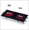 Heinrichs Infrared Hob Glass Ceramic 1 fields HEK 8695