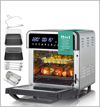 HEINRICHS Hot Air Fryer with digital LED-Display HFR 8209