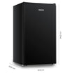 Heinrich's Mini Refrigerator, 94 Litre, Black HKS 4289 SW