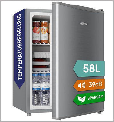 Heinrich's Mini Refrigerator 58L – HKB 4388 Inox