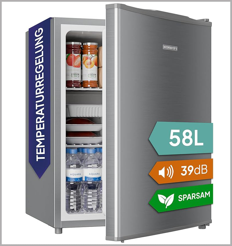 Heinrich's Mini Refrigerator 58L – HKB 4388 Inox