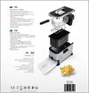 HEINRICH'S Oil Fryer 3 liter Stainles steel HFR 8220