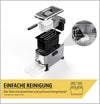 HEINRICH'S Oil Fryer 3 liter Stainles steel HFR 8220