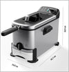 HEINRICH'S Oil Fryer 3 liter Stainles steel HFR 8220