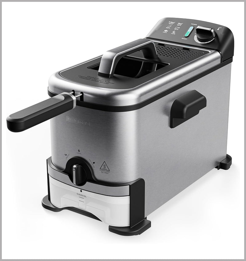 HEINRICH'S Oil Fryer 3 liter Stainles steel HFR 8220
