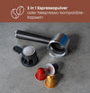 ProfiCook Espresso Coffee Machine with Milk Frothing Function PC-ES-KA 1266