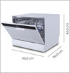 Heinrich´s Portable Mini Dishwasher, Table Dishwasher HTG 8840