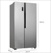Heinrich´s Side-by-Side Fridge,Freezer Combination  HSBS 3097