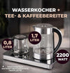 ProfiCook Tea/coffee station stainless steel/black PC-TKS 1056