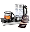 ProfiCook Tea/coffee station stainless steel/black PC-TKS 1056